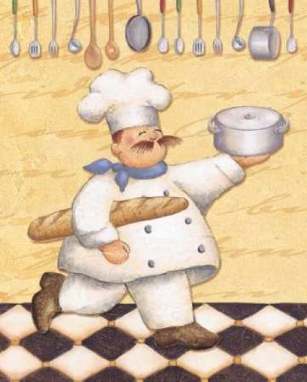 Le Chef et le Pain Poster Print by Daphne Brissonnet - Item # VARPDXBRI011